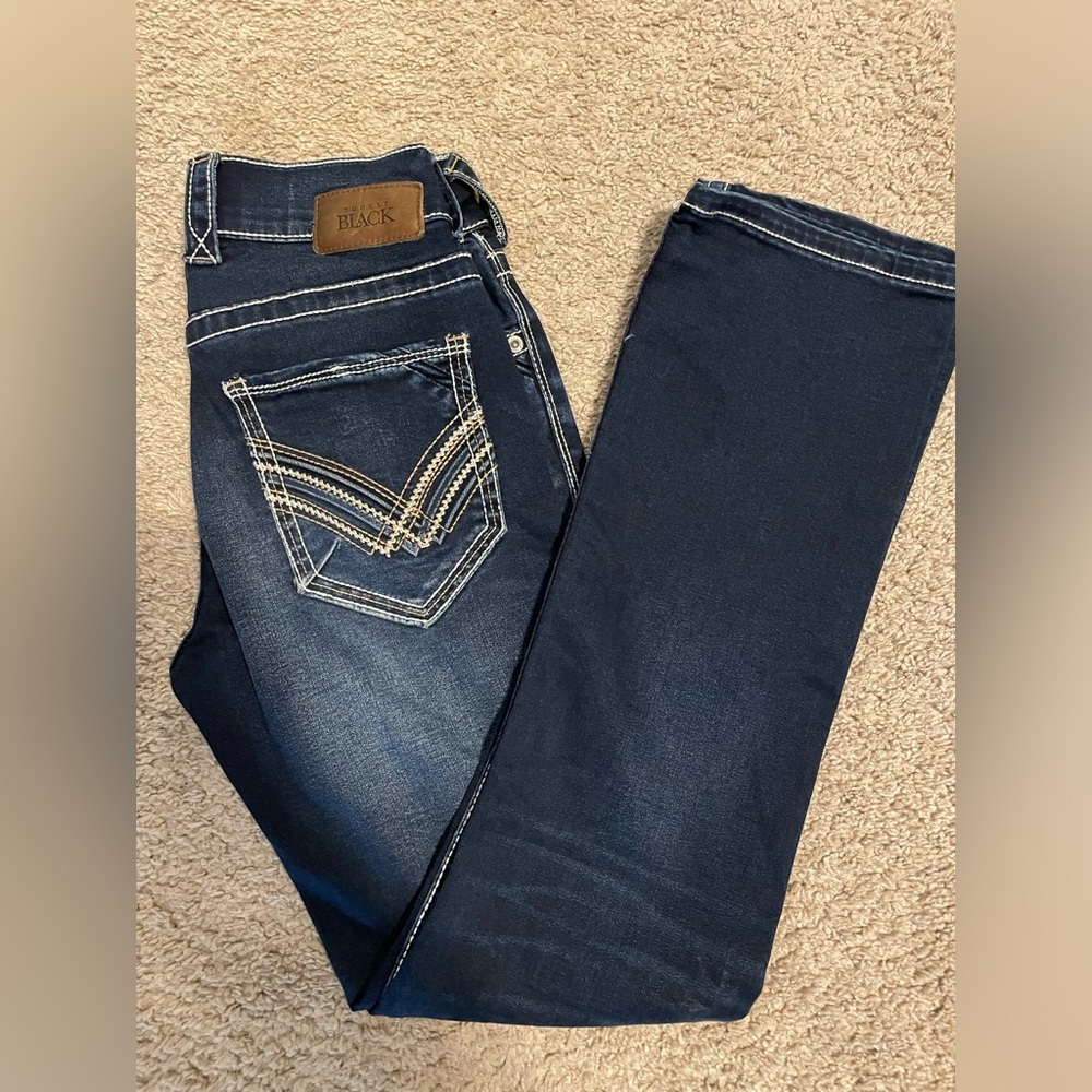 Buckle Black Jeans